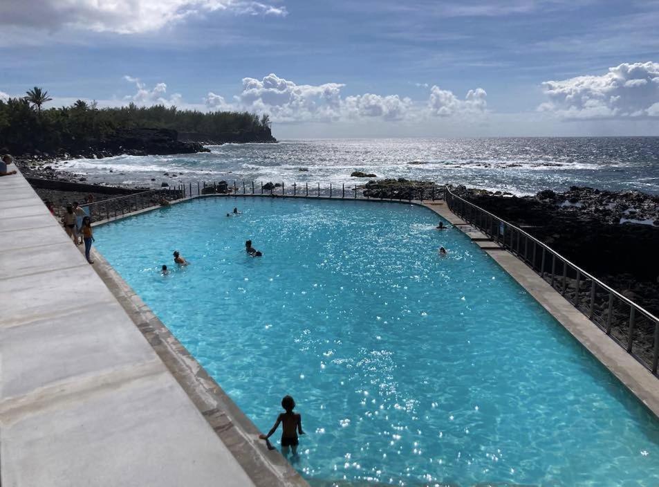 Ka Hema - Maison Entiere Avec Jacuzzi Et Vue Sur Mer Saint-Joseph Ngoại thất bức ảnh