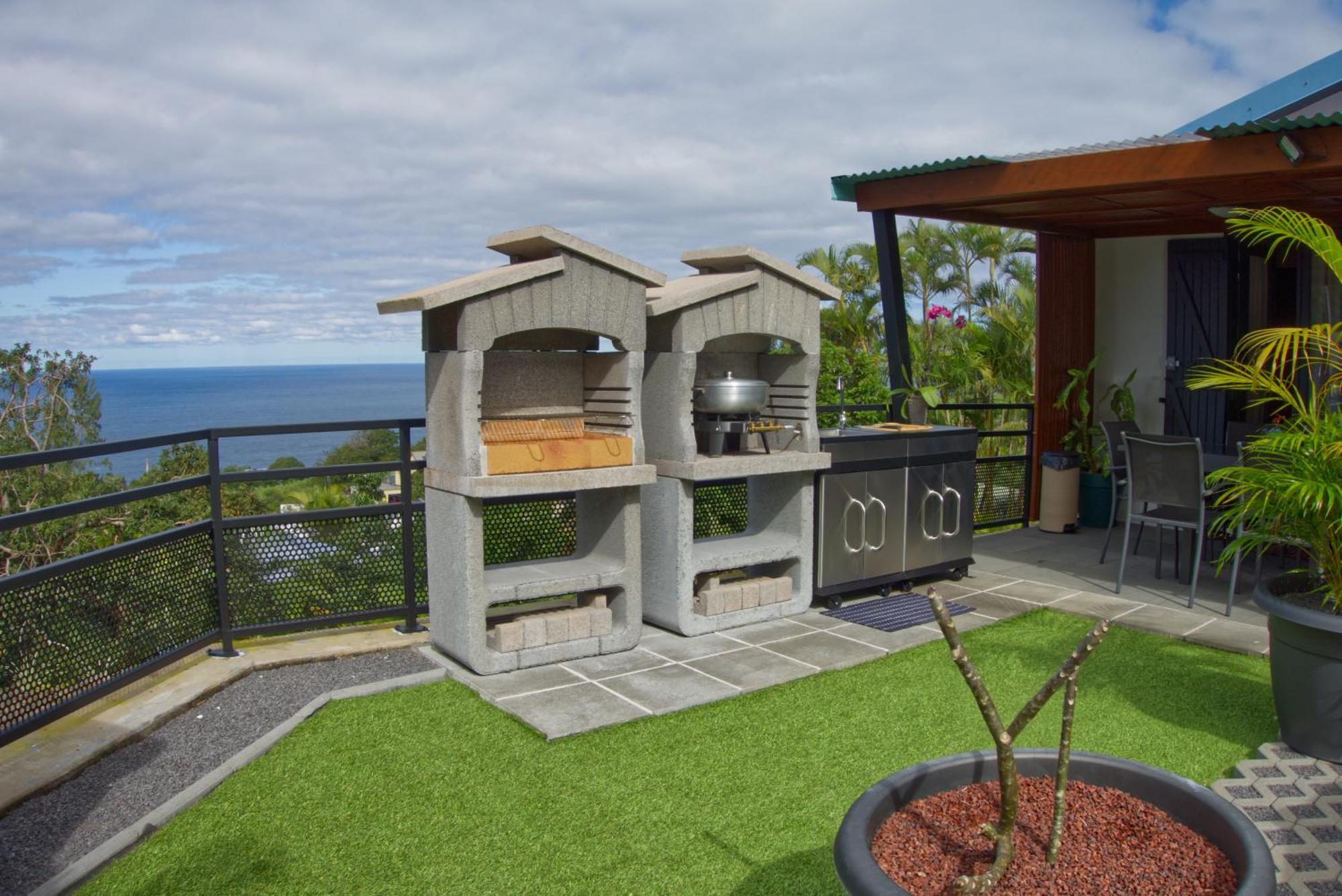 Ka Hema - Maison Entiere Avec Jacuzzi Et Vue Sur Mer Saint-Joseph Ngoại thất bức ảnh