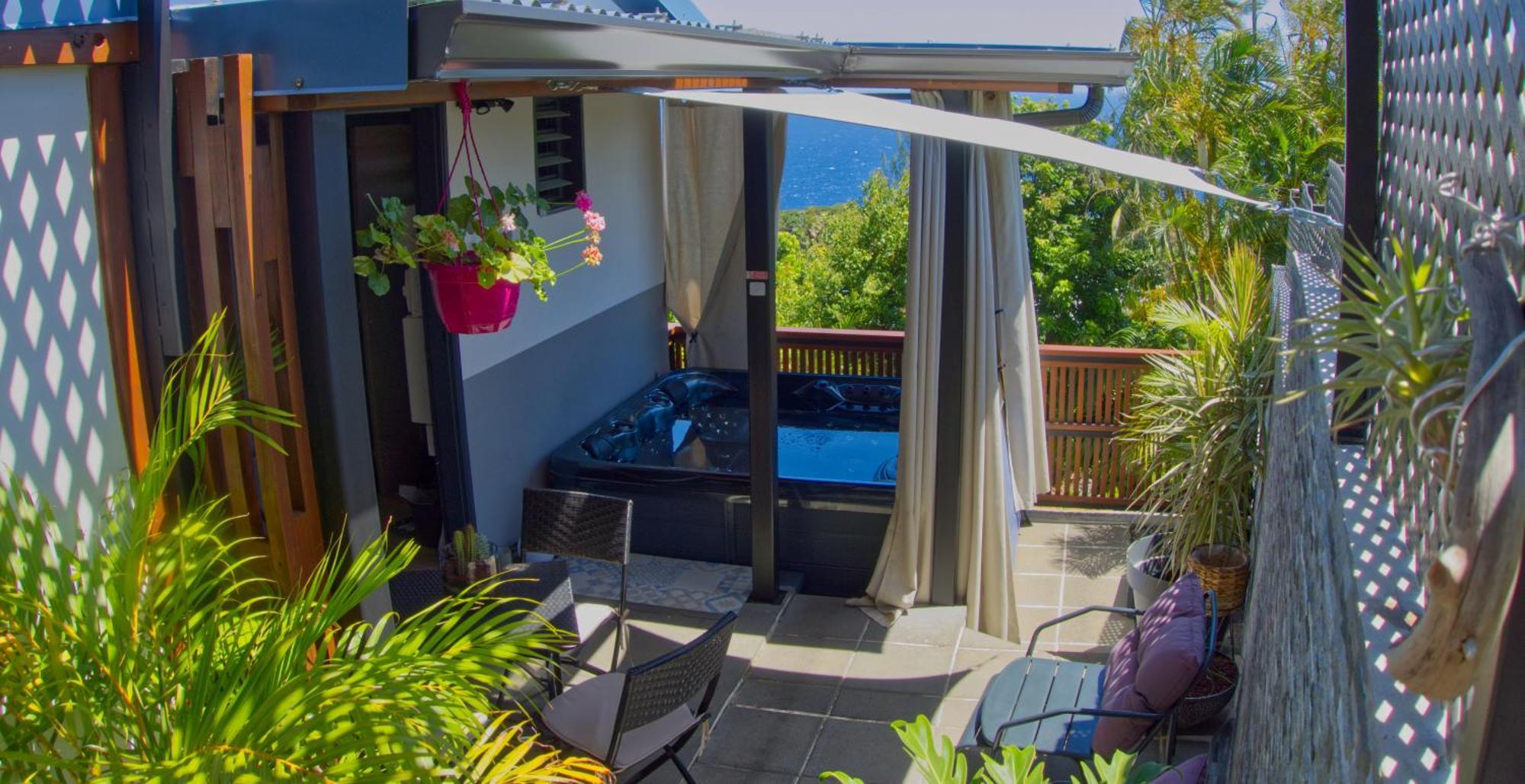 Ka Hema - Maison Entiere Avec Jacuzzi Et Vue Sur Mer Saint-Joseph Ngoại thất bức ảnh